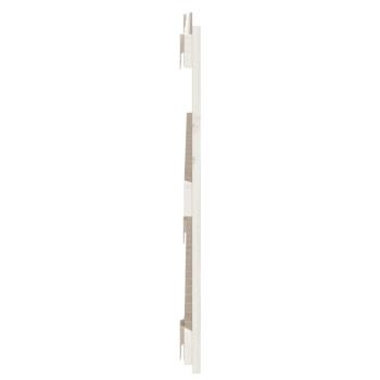 Wand-Kopfteil Weiß 108x3x60 cm Massivholz Kiefer