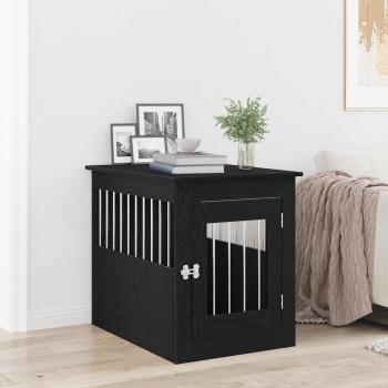 ARDEBO.de - Hundebox-Möbel Schwarze Eiche 75 x 55 x 65 cm Holzwerkstoff