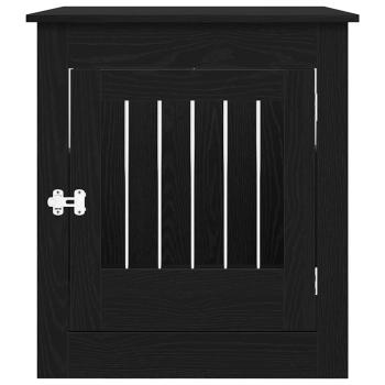 Hundebox Möbel Schwarze Eiche 80x64,5x71 cm Holzwerkstoff