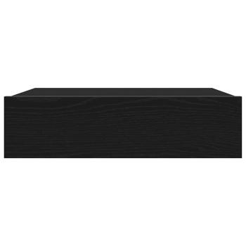 TV-Schränke mit LED-Leuchten 2 Stk. Schwarze Eiche 60x35x15,5 cm