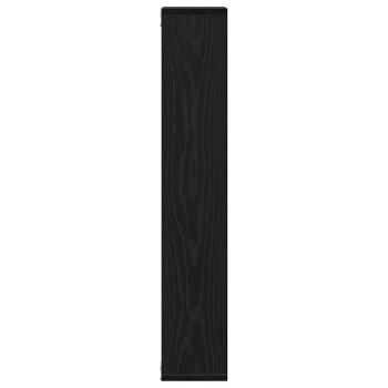 Wandregal Schwarze Eiche 36 x 16 x 90 cm Holzwerkstoff