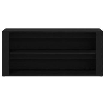 Schuhbank Schwarze Eiche 100 x 35 x 45 cm Holzwerkstoff