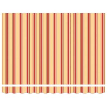 Automatische Einziehbare Markise Gelb und Orange 300x250 cm