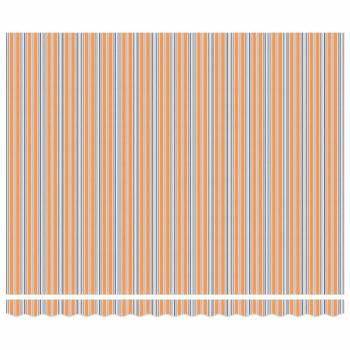 Manuelle einziehbare Markise mit mehrfarbigem Streifen 400x300 cm