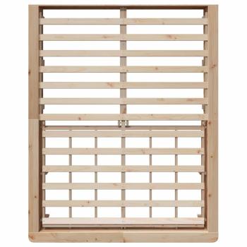 Bettgestell mit Hochklapp-Speicher 150x200 cm Massivholz Kiefer