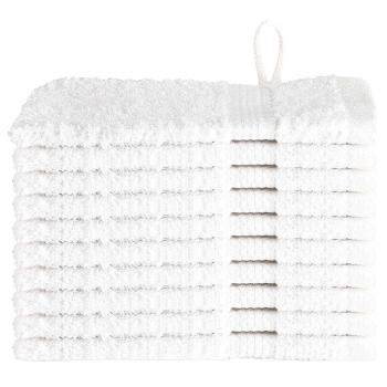 Waschhandschuhe 10 pcs Weiß 15 x 21 cm Baumwolle