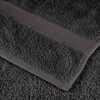 Waschhandschuhe 10 pcs Anthrazit 15 x 21 cm Baumwolle