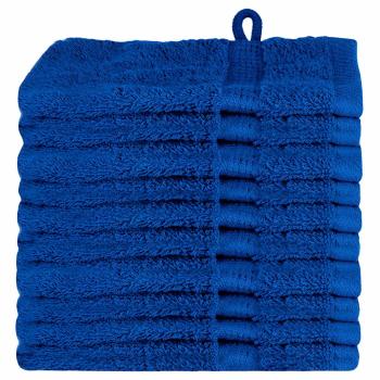 Waschhandschuhe 10 pcs Blau 15 x 21 cm Baumwolle