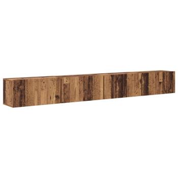 TV-Schrank-Set 4 pcs Altes Holz Mittel 30 x 60 x 30,5 cm