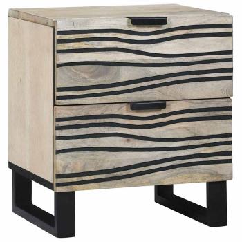 Nachttische mit Schubladen 2 pcs Walnuss 40 x 33.5 x 46 cm