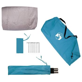 Rückseitiges Aufbewahrungszelt mit Dach Blau 210 x 90 x 174 cm