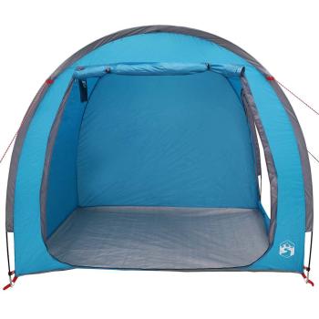 Fahrradgarage mit Dach mit Speicher Blau 218 x 156 x 180 cm