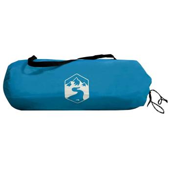 Fahrradgarage mit Dach mit Speicher mit Luftentlüftung Blau