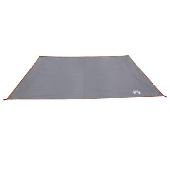 Wasserfeste Plane Grau und Orange 350 x 240 cm