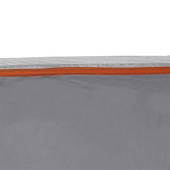 Wasserfeste Plane Grau und Orange 350 x 240 cm