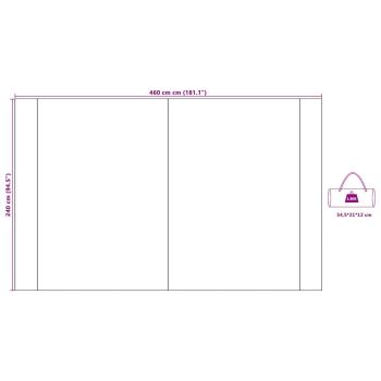 Wasserfeste Plane Blau 460 x 240 cm