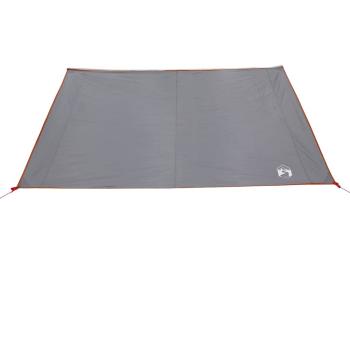 Wasserfeste Plane Grau und Orange 460 x 240 cm