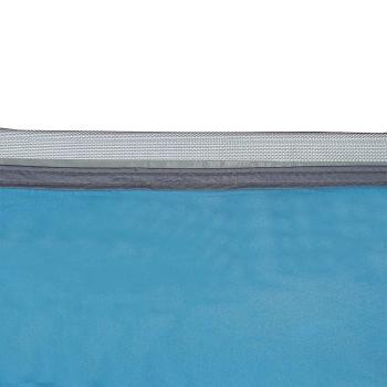 Wohnwagenmarkise Personen 240 x 350 cm Wasserdicht Blau Taft
