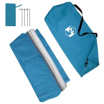 Wohnwagenmarkise Personen 240 x 350 cm Wasserdicht Blau Taft