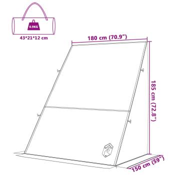 Wasserfestes Zelt 190 x 150 x 230 cm