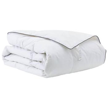 Winterbettdecke Weiß 155 x 200 cm 105gsm Pfirsich-Polyester