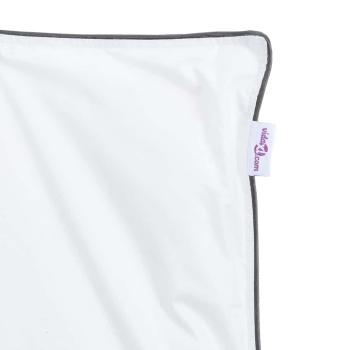 Winterbettdecke Weiß 155 x 200 cm 105gsm Pfirsich-Polyester