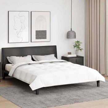 ARDEBO.de - Winterbettdecke Weiß 240 x 260 cm 105gsm Pfirsich-Polyester