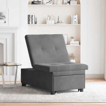 Sofa Bett mit Rad Dunkelgrau 194 x 50 x 82 cm