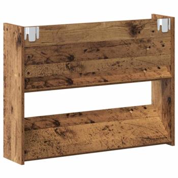 Wandschuhschränke 2 pcs Altholz 60 x 18 x 60 cm Holzwerkstoff