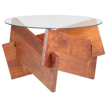 ARDEBO.de - Couchtisch 60 cm Massivholz Akazie