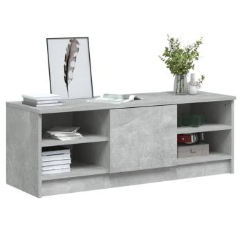 TV-Schrank Betongrau 102x35,5x36,5 cm Holzwerkstoff