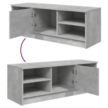 TV-Schrank Betongrau 102x35,5x36,5 cm Holzwerkstoff