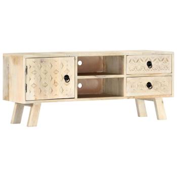 TV-Schrank 110 x 30 x 44 cm Massivholz Mango