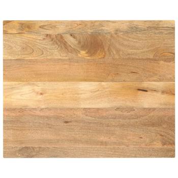 ARDEBO.de - Tischplatte 100x80x3,8 cm Rechteckig Massivholz Mango