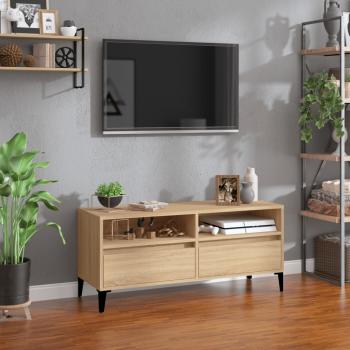 ARDEBO.de - TV-Schrank Sonoma-Eiche 100x34,5x44,5 cm Holzwerkstoff
