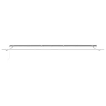 Einziehbare Markise Orange und Braun 600 x 300 cm Stoff