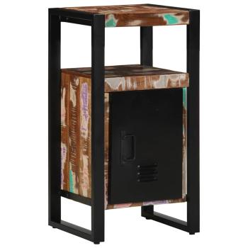 Badezimmermöbel Set mit Regal 2 pcs Braun recyceltes Massivholz