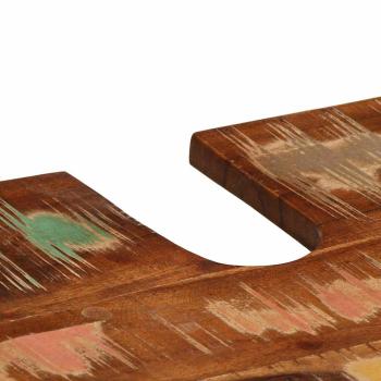 Badezimmermöbel Set 4 pcs Mehrfarbig Massives recyceltes Holz