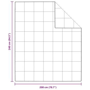 Bettdecke mit Kissen 3 pcs Weiß 240 x 200 cm Daunen