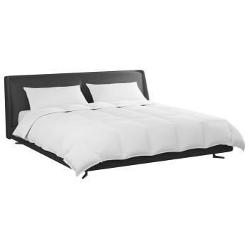 Bettdecke mit Kissen 3 pcs Weiß 200 x 220 cm Daunen