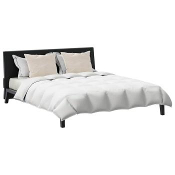 Bettdecke mit Kissen 3 pcs Weiß 260 x 220 cm Daunen