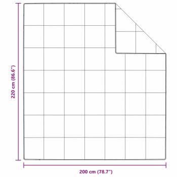 Bettdecke Sonstiges 3 pcs Weiß 200 x 220 cm Daunen