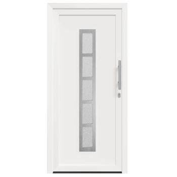 Vordertür Weiß 108 x 208 cm PVC