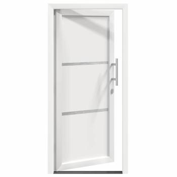 Vordertür Weiß 98 x 208 cm PVC
