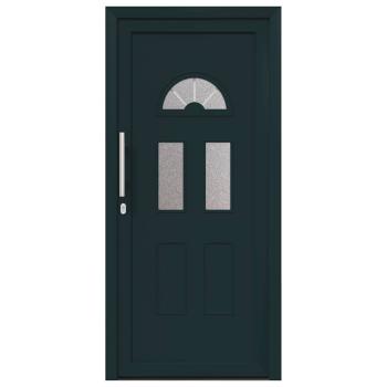 Vordertür Anthrazit 110 x 210 cm PVC