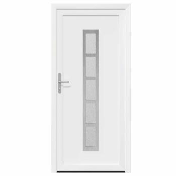 Vordertür Weiß 98 x 208 cm PVC