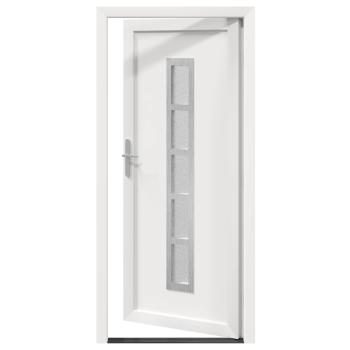 Vordertür Weiß 108 x 208 cm PVC