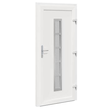 Vordertür Weiß 98 x 208 cm PVC