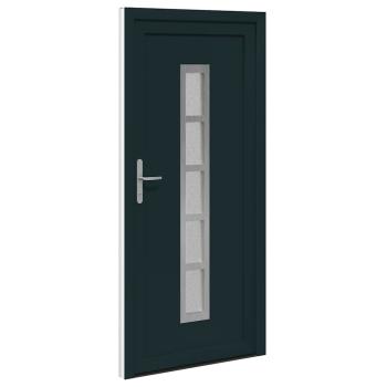 Vordertür Anthrazit 98 x 208 cm PVC