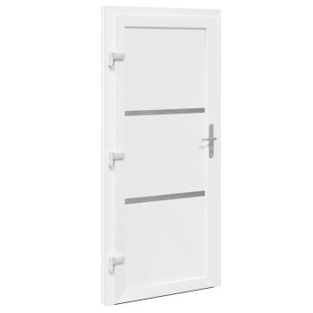 Vordertür Weiß 108 x 208 cm PVC
